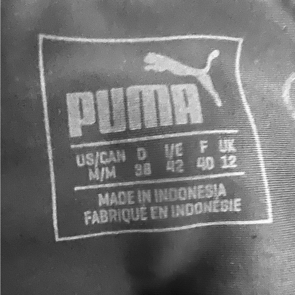 Puma Explosive Tights Black Velvet Accent Workout Leggings Size M dryCELL - Picture 2 of 10